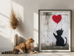 Banksy Katzenposter