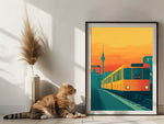 Wandbild Berlin U-Bahn