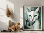 Kubismus Katzenposter