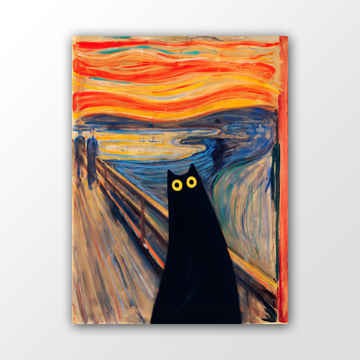 Edvard Munch - Der Schrei - Witzige Katzenkunst