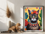 Frida Kahlo Katzenposter