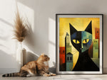 Lyonel Feininger Poster mit Katze