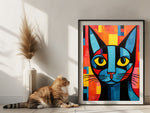 Picasso Poster mit Katze