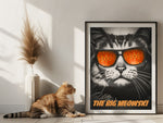 Witziges Katzenposter: The Big Meowski