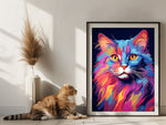 Pop Art Poster Katze