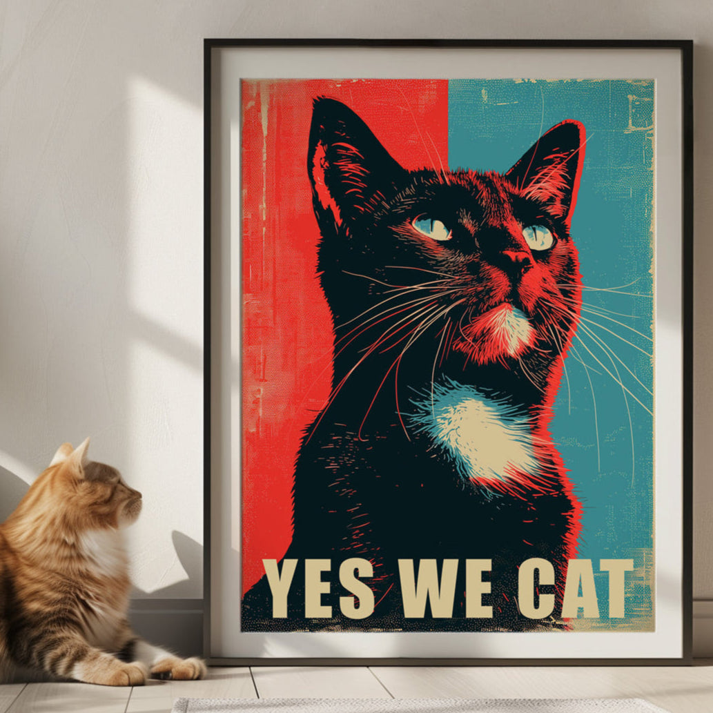Yes We Cat - Pawsome Cat Art