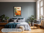 Orange Katze Poster