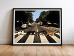 Abbey Road Cats — Katzenposter Beatles Fanart Musik