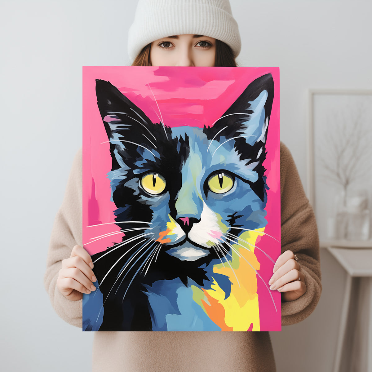 Andy Warhol Pop Art Katzenbild