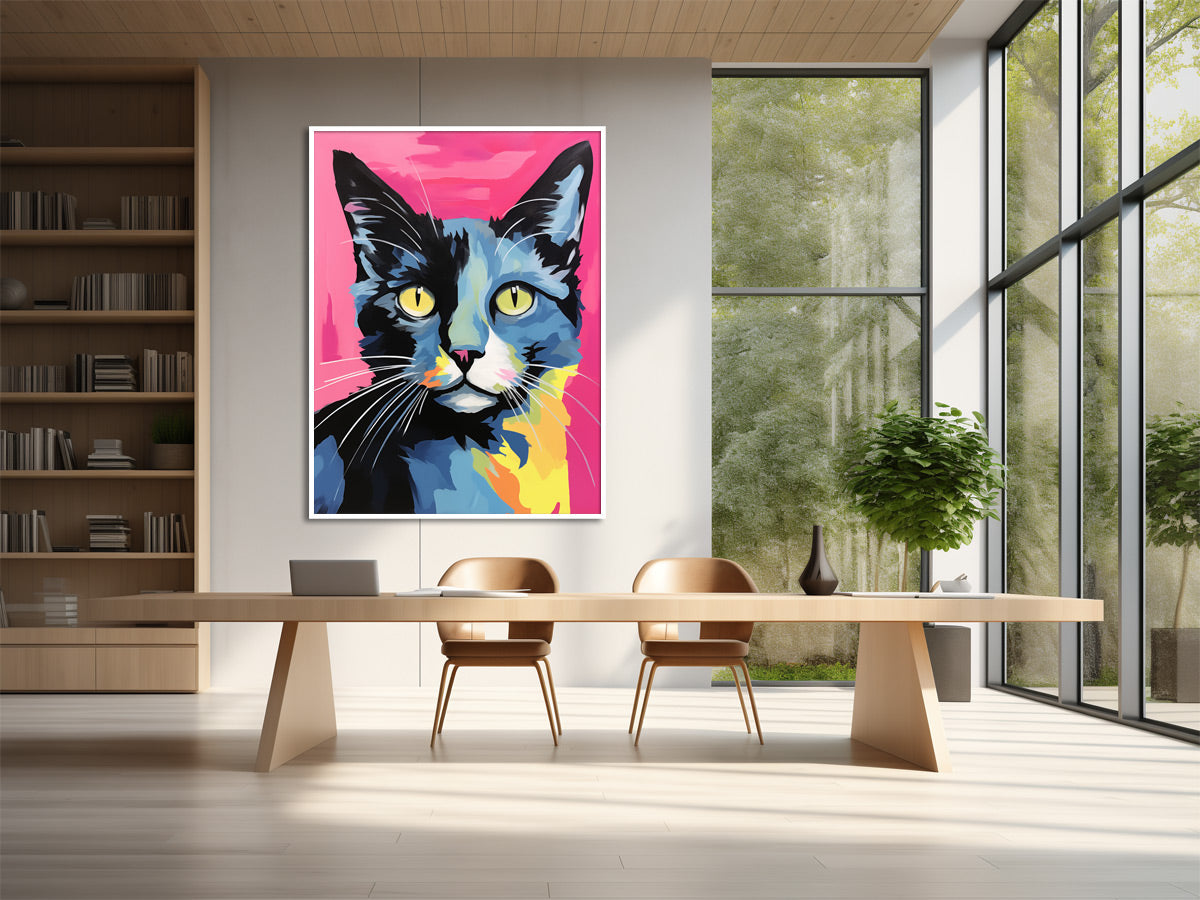 Andy Warhol Pop Art Leinwandbild Katze