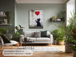 Balloon Cat — Cat Poster Inspired by Banksy Street Art