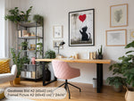 Banksy Wandbild mit Katze