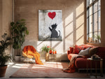 Banksy Katzenposter