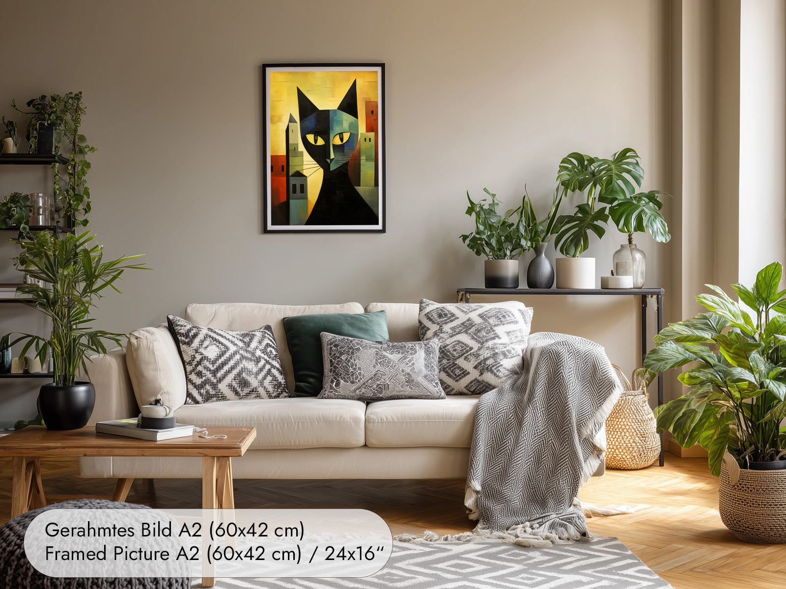 Lyonel Feininger Kunstdruck Katze
