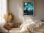 Poster Berlin Night Cat