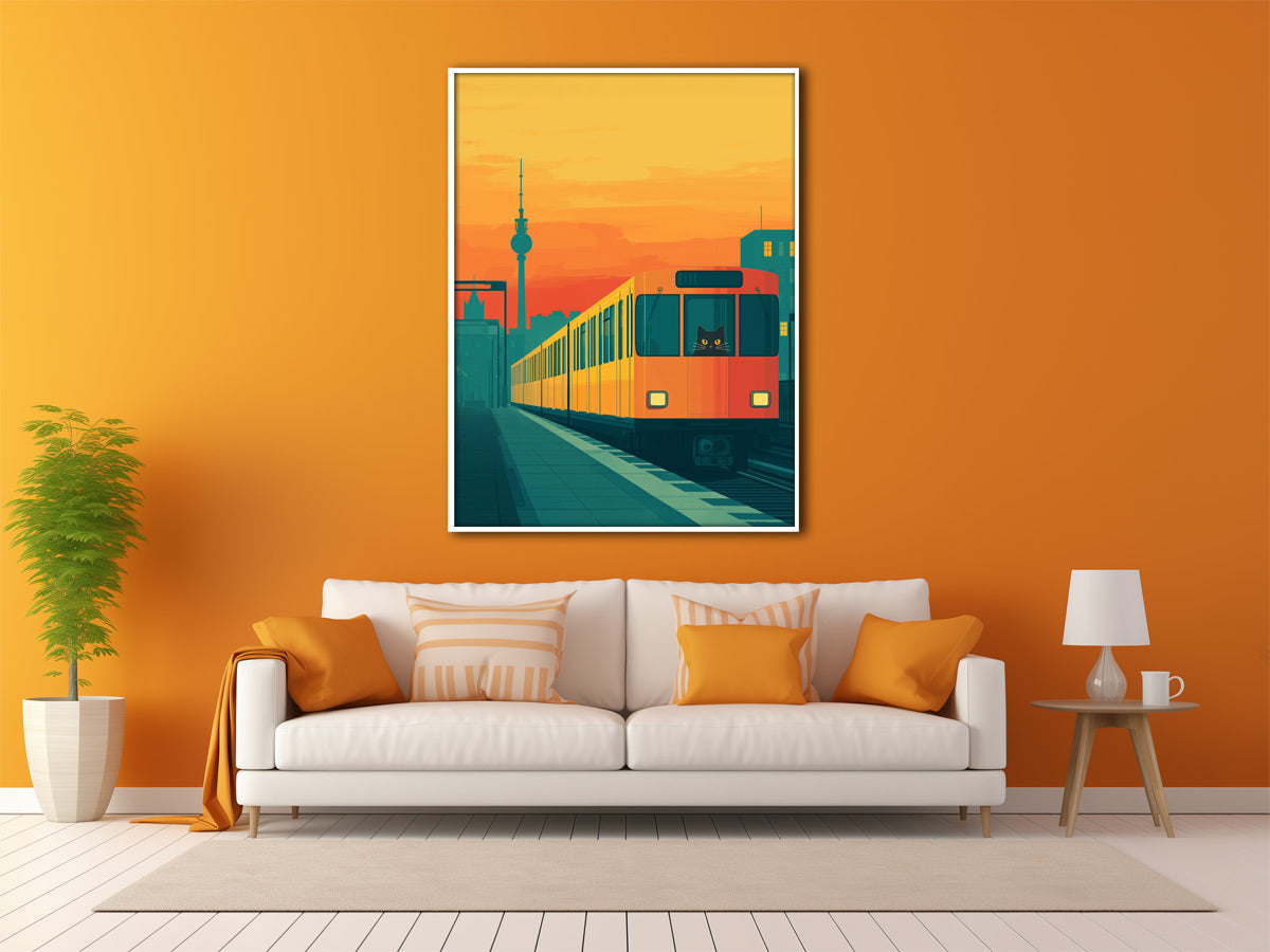 Berlin U-Bahn Poster
