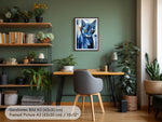 Cat Art in the Style of Franz Marc