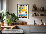 Witziges Wandbild für Küche