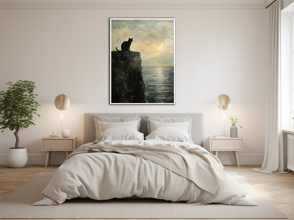 Caspar David Friedrich Leinwandbild Katze
