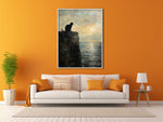 Caspar David Friedrich Katzenkunst Wandbild