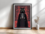 Cat Vader — Lustiges Katzenposter Star Wars Fan Art