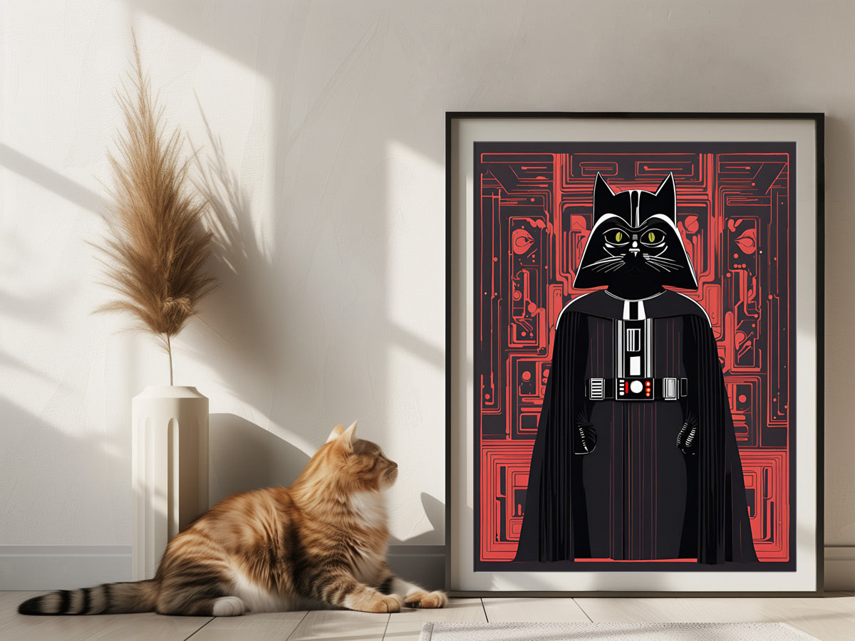 Cat Vader Poster