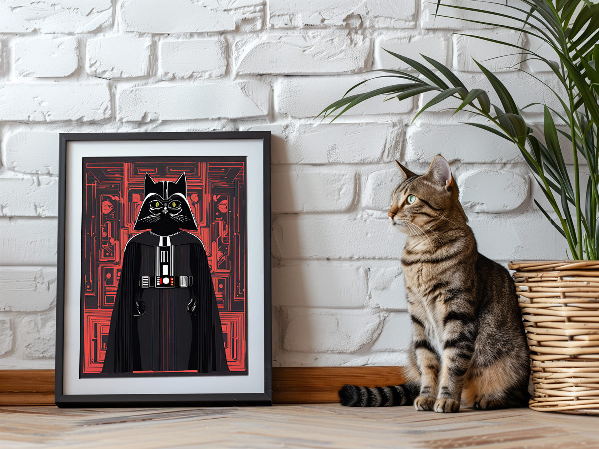 Cat Vader Poster