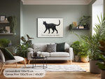 Ceci n'est pas un chat — Cat Art Print After René Magritte