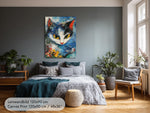 Chagall's Cat — Cat Portrait in the Style of Marc Chagall