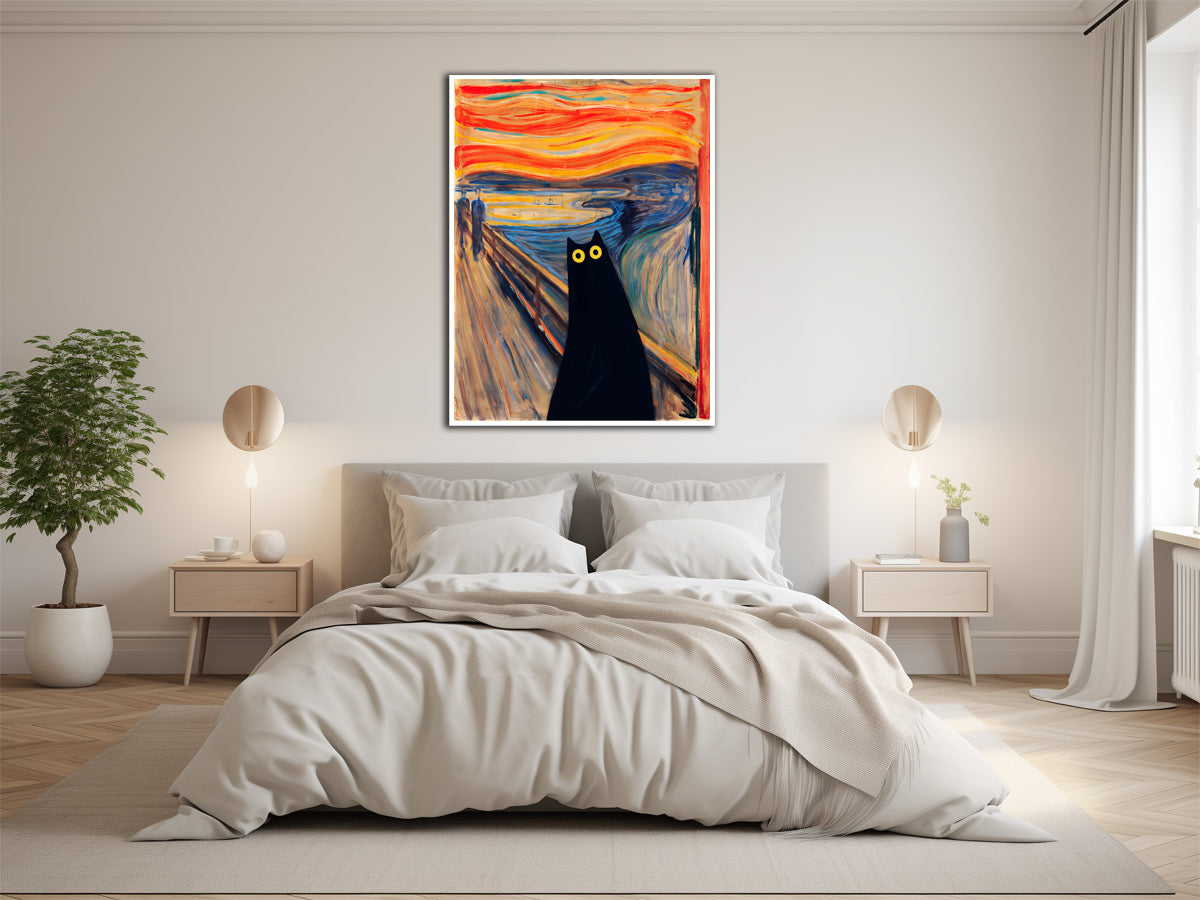 Funny Cat Wall Art