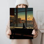 Edward Hopper Bild mit Katze