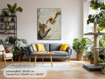 The Creation of the Cat — Art Print Inspired by Michelangelo