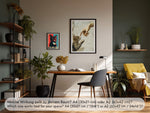 Witziges Poster mit Katze fürs Arbeitszimmer