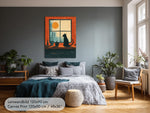 Window Seat — Cat Poster Cat at the Window Illustration