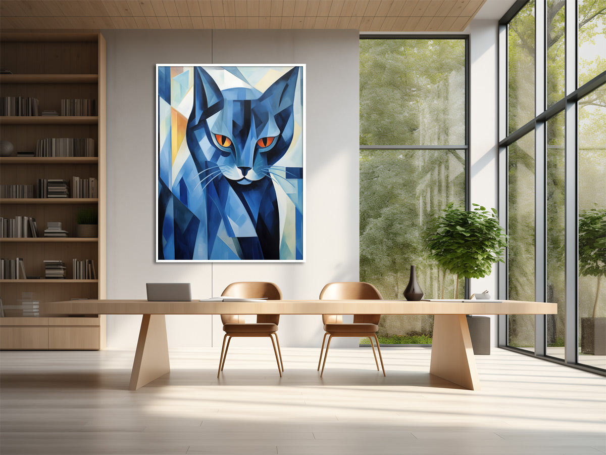 Franz Marc Wandbild Katze