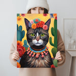 Frida Kahlo Katzenposter