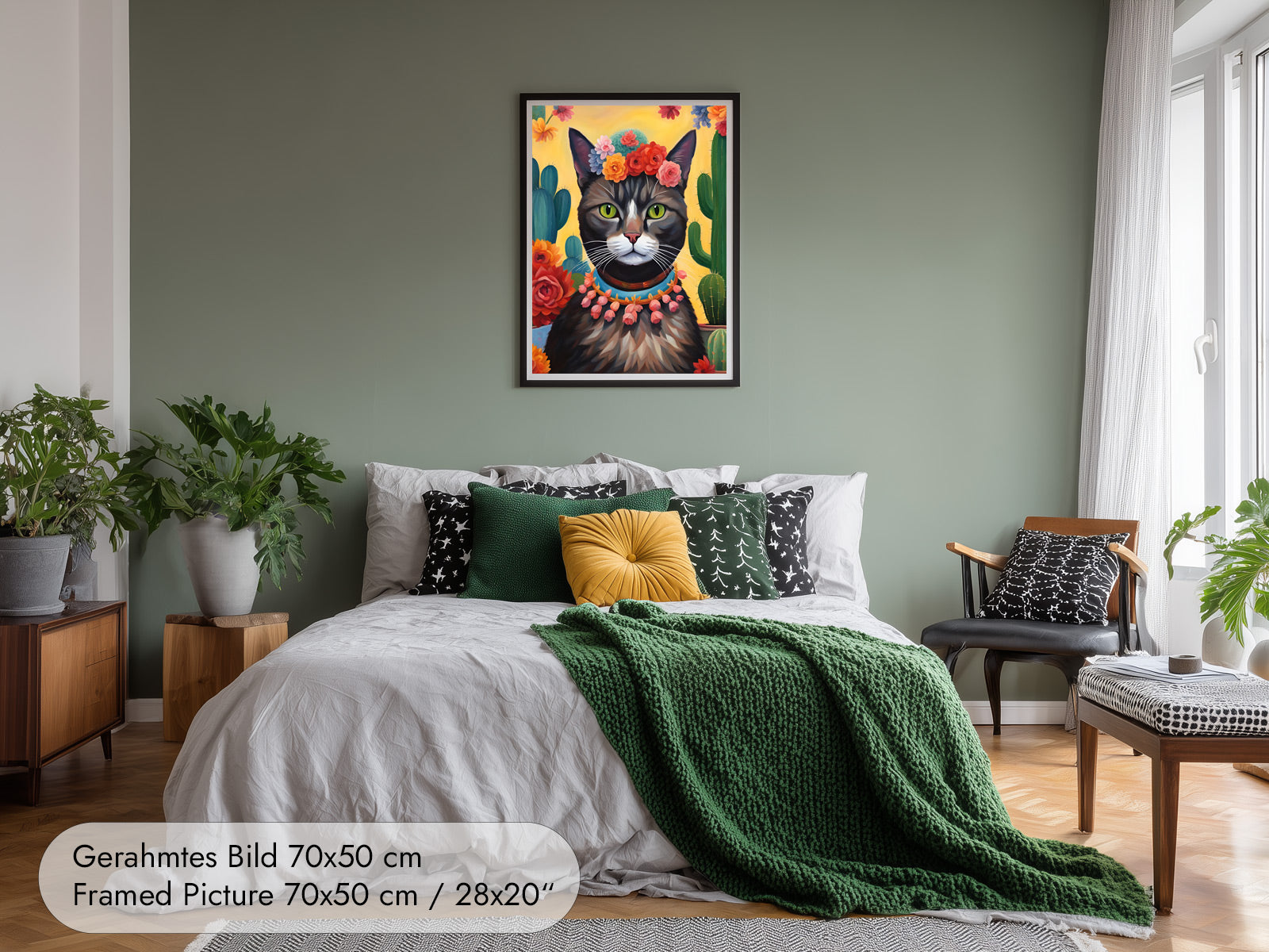 Frida Kahlo als Katze