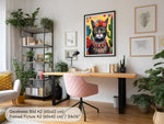 Frida Kahlo Cat Portrait