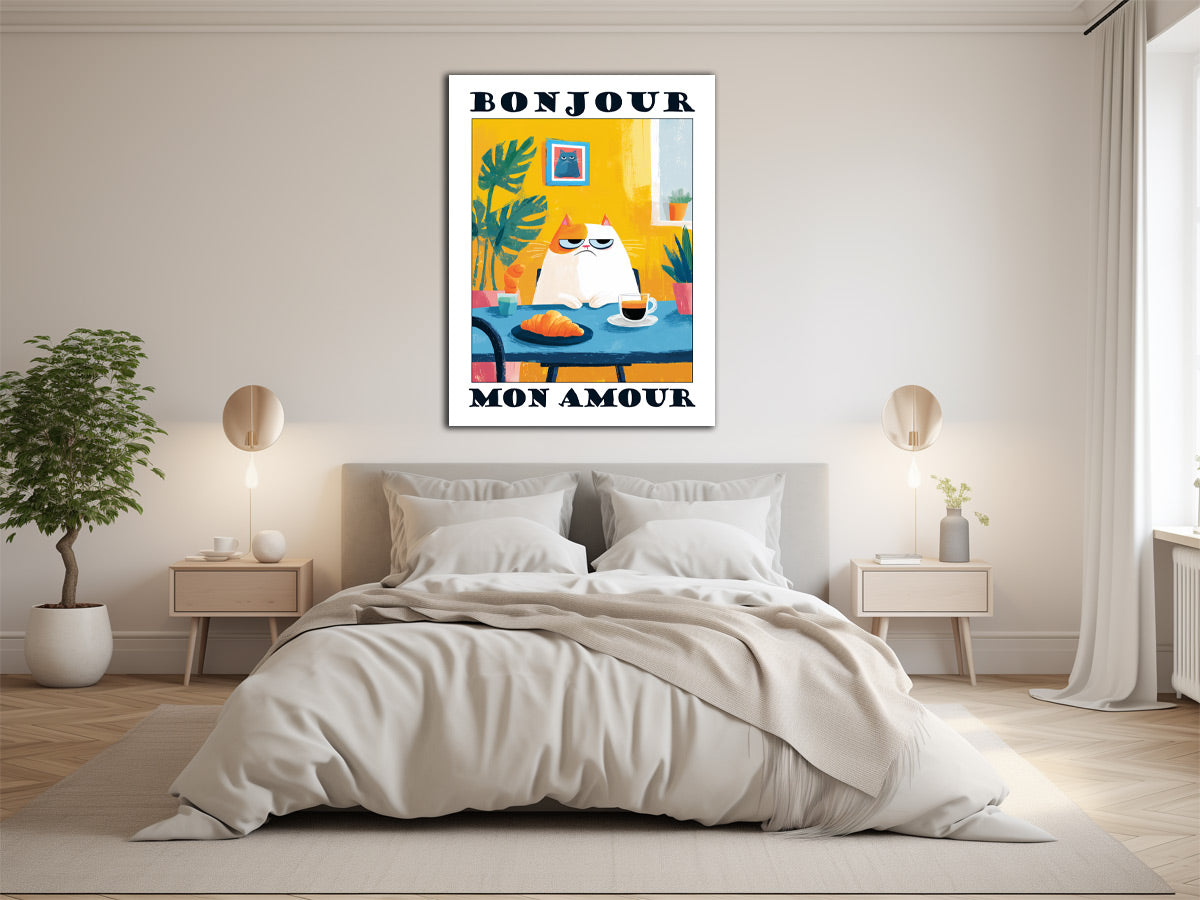 Witziges Katzenposter