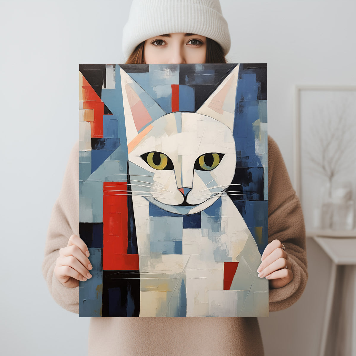 Georges Braque Weiße Katze Wandbild