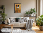 Poster Jugendstil Katze