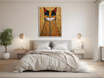 Gustav Klimt Leinwandbild Katze