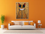 Gustav Klimt Leinwandbild mit Katze