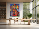 Hundertwasser Katzenposter
