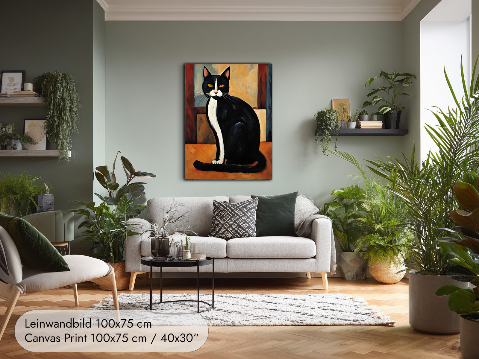 Amedeo Modigliani Katzen-Wandbild