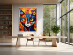 Kandinsky Leinwandbild Katzenportrait