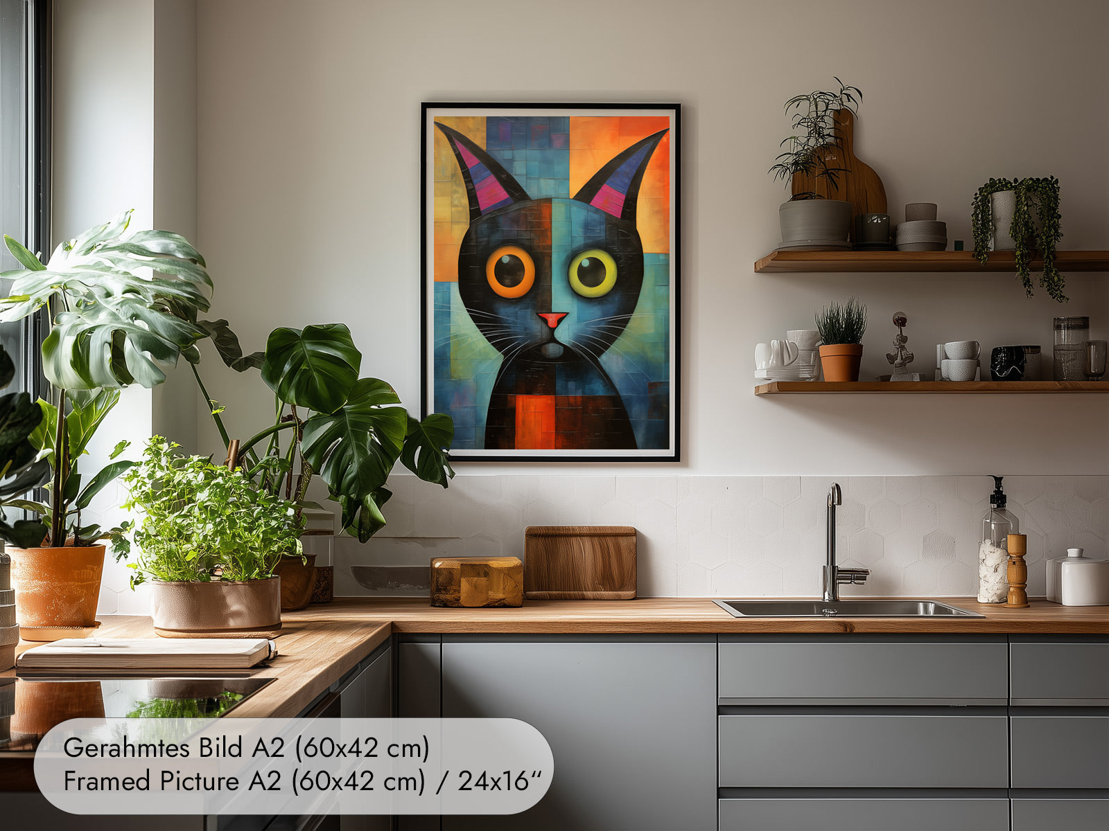Paul Klee Cat Portrait