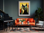 Lyonel Feininger Wandbild mit Katze