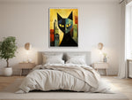 Lyonel Feininger Leinwandbild Katze