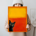 Mark Rothko Wandbild mit Katze